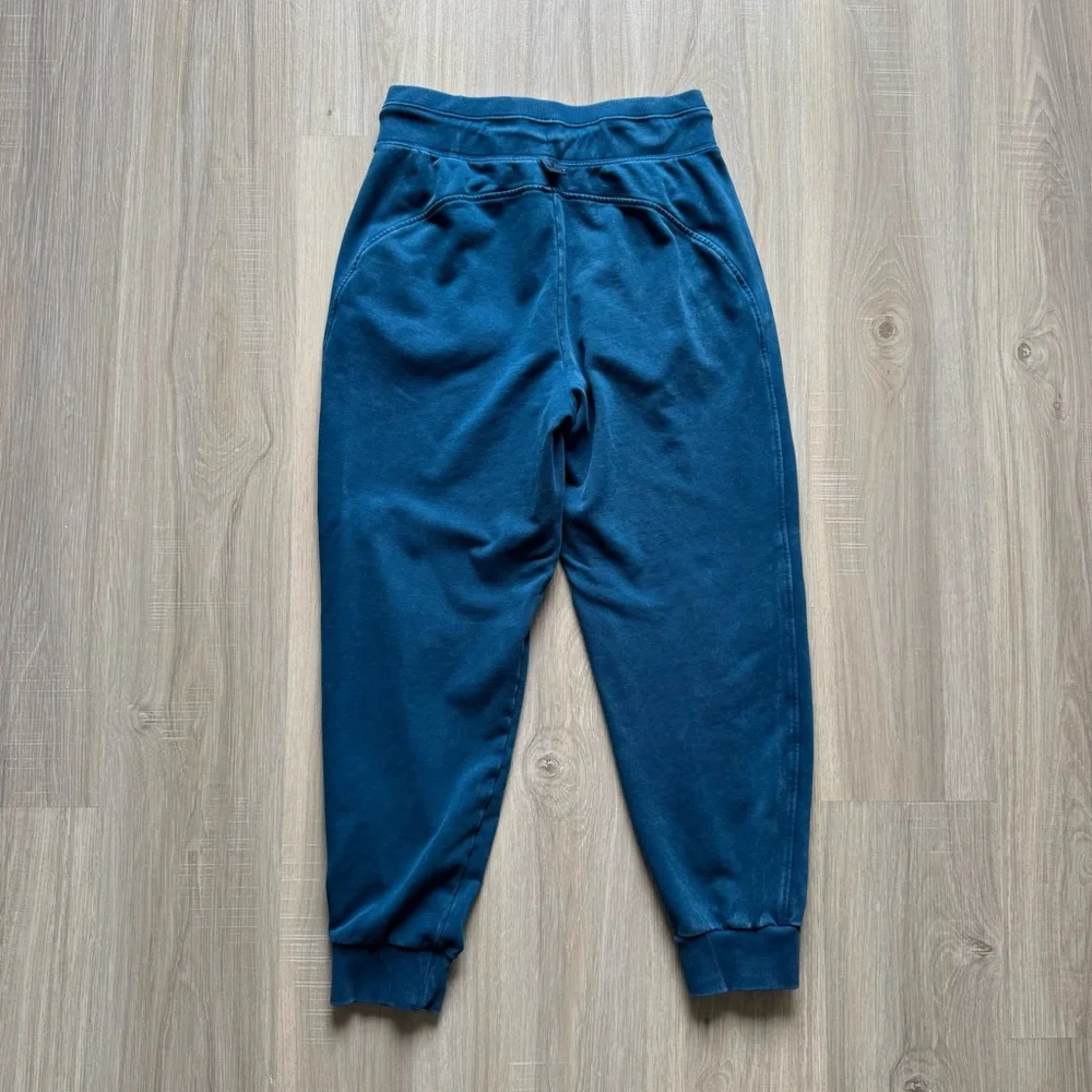 Joy Lab Sweat Set Hoodie Joggers Women’s Small Blue Acid Wash Thumbholes - Picture 8 of 14